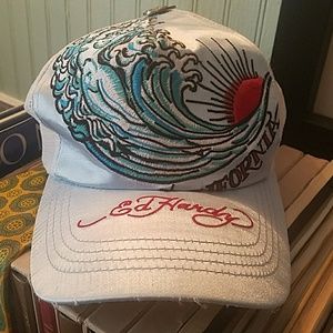 Ed Hardy California Wave Trucker Hat
